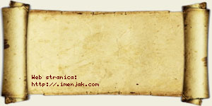 Isidora Milosavljević vizit kartica